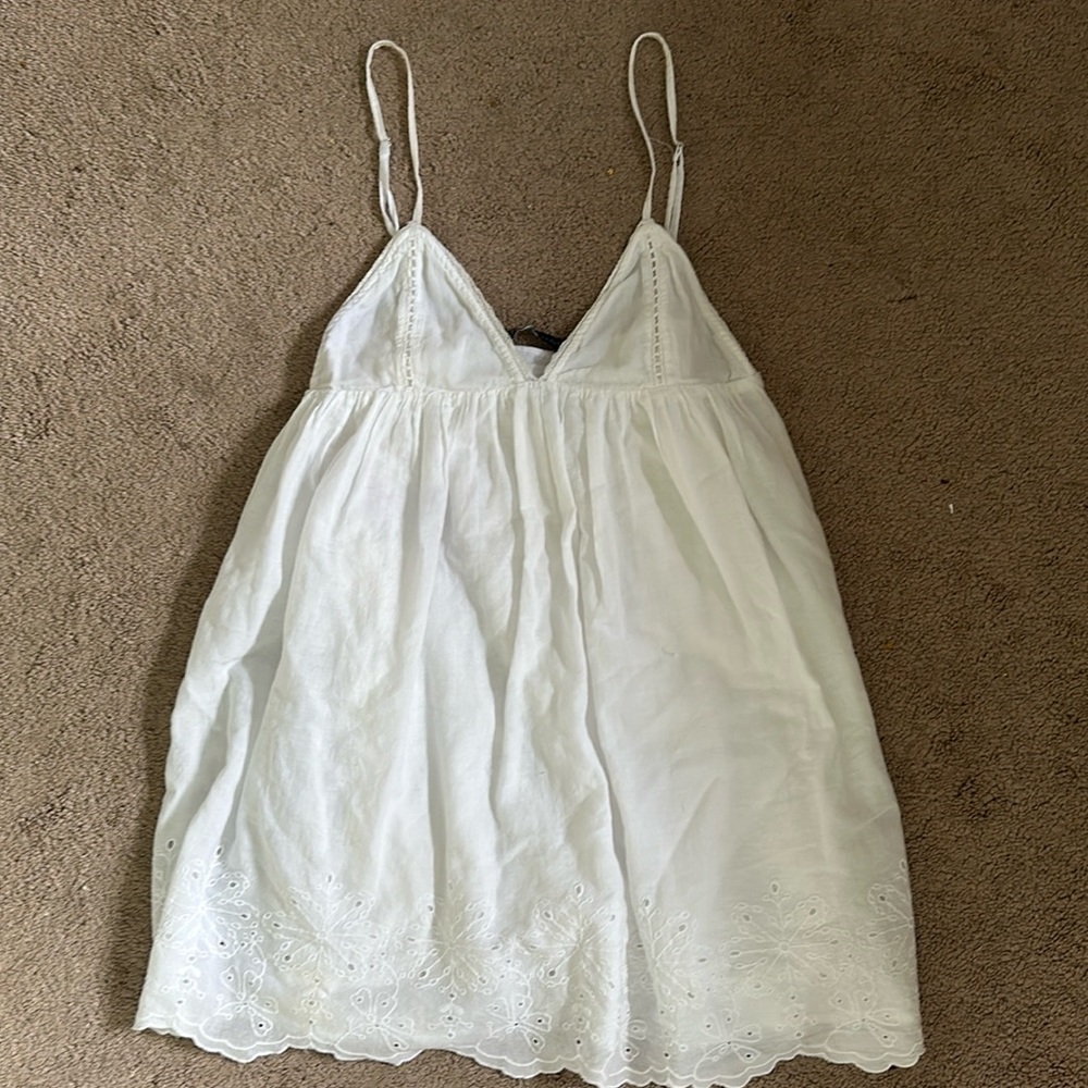 Zara white dress